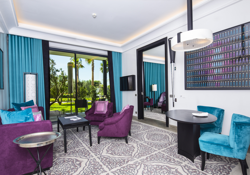 Story Rabat - Suite Diyafa seating area with terrace