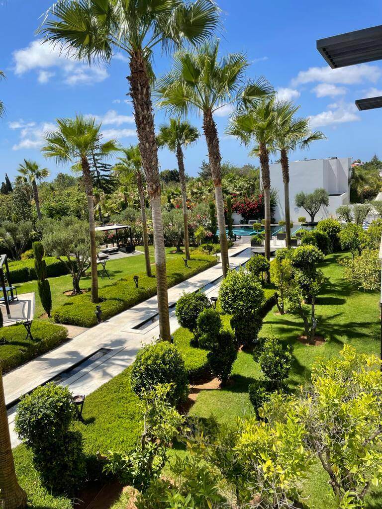 Garden Views from a Zyriab Suite