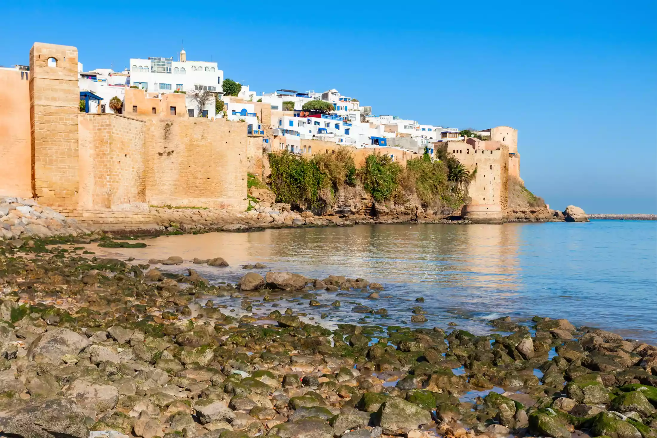 The Kasbah of the Udayas fortress in Rabat in Morocco.