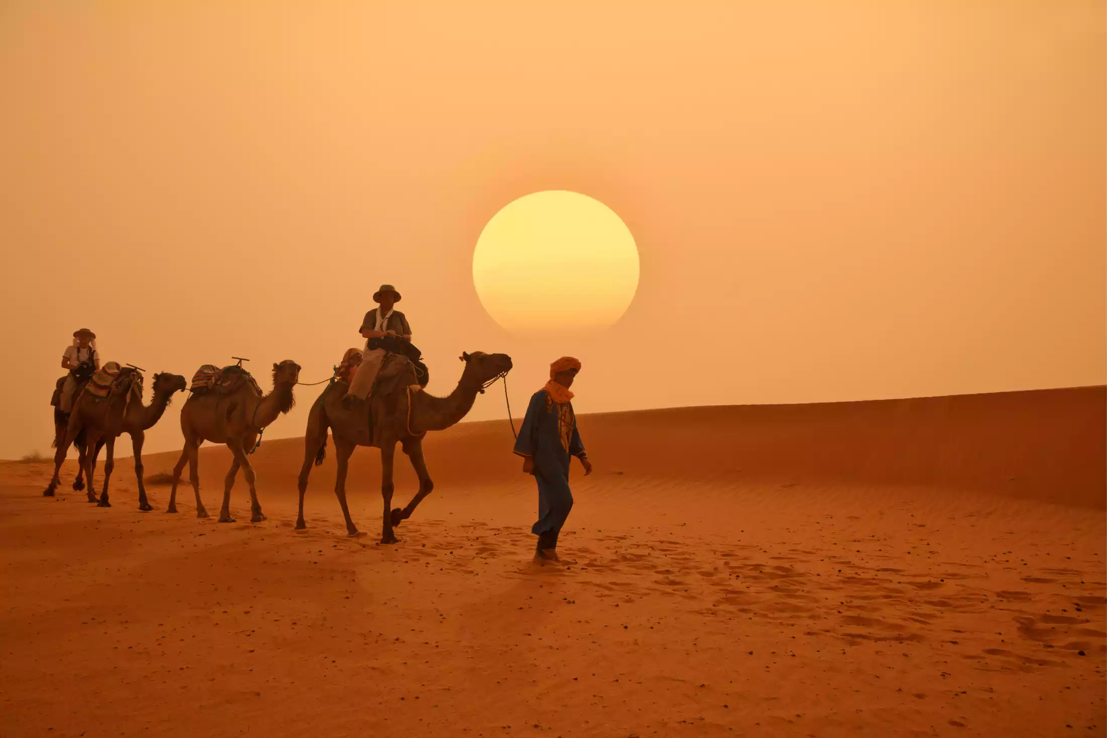 Morocco Desert Sunset